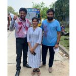 Vaishnavi Arulmozhi Instagram - Raththa aaru scene from the sets of #naanmirugamaimaara @sasikumardir @anchor_azhar