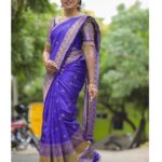 Vaishnavi Arulmozhi Instagram - Love for saree will never end✨ Saree: @srisaicollections9 Blouse: @vastram_theethniccouture 📸 : @storiesbysidhu #beingvanathi #vaishnavi #vaishnaviarulmozhi
