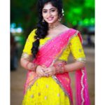 Vaishnavi Arulmozhi Instagram - 💛 ஆடை: @designed_by_sindhu 💛 சிகை அலங்காரம் : @dreamlivemakeupartist ஒளிப்பதிவு : @edengroupofstudio ஒப்பனை: நானே ☺️ அணிகலன் : @methurna_collections #vaishnavi #vaishnaviarulmozhi