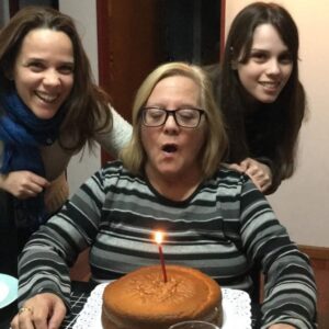 Valeria Britos Instagram - Este año el festejo salió por videollamada y en lugar de una torta hecha por nosotras te llegaron muchas cosas ricas para celebrar tú día. 
Te quiero mucho ma ❤️
.

@tortas.desayunos.ac  Gracias! Todo riquísimoooooo