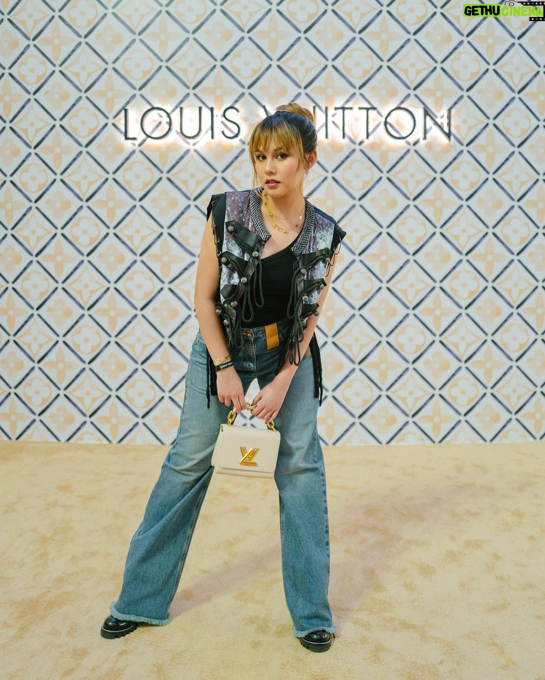 Vanesha Prescilla Instagram - cheers to the opening of @louisvuitton store🥂✨🖤 #louisvuitton