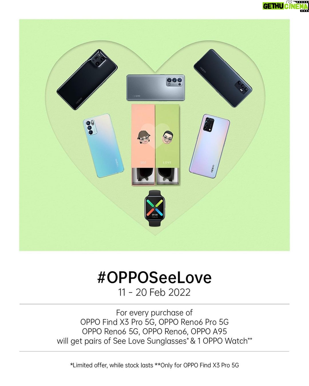 Vanesha Prescilla Instagram - join me to celebrate the month of love! post your picture with your loved one using sunglasses and you may be winning two OPPO Bands! go check @OPPOIndonesia to learn more about the challenge yaaa! ps. you may also get two pairs of OPPO See Love sunglasses for selected smartphones purchase this month! 😎 #OPPOSeeLove #OPPOReno6 @oppoindonesia