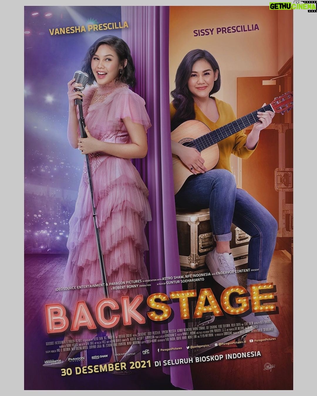Vanesha Prescilla Instagram - ✨BACKSTAGE✨ 30 desember 2021 on cinema ❤️🔥 #filmbackstage