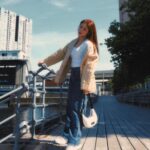 Vanesha Prescilla Instagram - dreamy tokyo with @calvinklein #mycalvins @mapfashion ✨💜 Tokyo, Japan