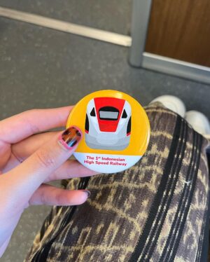 Vanesha Prescilla Instagram - akhirnya mampir lagi ke bandung!! tapi yang kali ini spesial karna diajak sama pak Presiden Jokowi sambil cobain kereta cepat yang sangat menyenangkaann! bersih, nyaman, bagus, dan hemat waktu karna total perjalanan jakarta-bandung kurang lebih cuma 45 menit, gapake macet macetan dan super cepetttt sampe 350km/h.

terimakasih pak Jokowi ❤️🤍