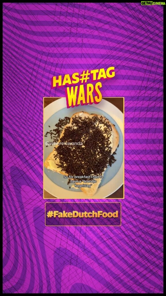Vanessa Gonzalez Instagram - 🚨hashtag wars🚨 #FakeDutchFood twist your tongue into a mouth-watering dish