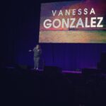 Vanessa Gonzalez Instagram - Thanks for these great pics @ohitsricardo & @minapark117! 📸🥰 #littlebigbitchtour Idaho Central Arena