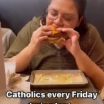 Vanessa Gonzalez Instagram - Please forgive me 🙏🏽😅 #lent #catholicsbelike #comedy #funny #fridays