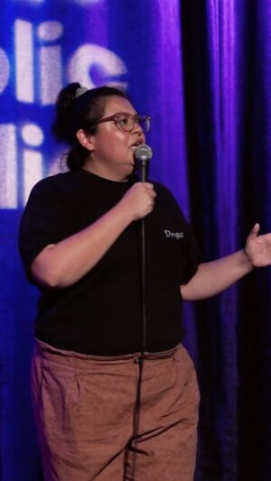 Vanessa Gonzalez Instagram - Texas Public Radio hosts the next Creekside Sessions: Comedy & Conversation on Aug. 29th! The lineup is 🔥🔥🔥 Tickets are on sale now at tpr.org 🎟️ 

Thank you so much for having me @texaspublicradio 💜✨ It was so much fun!