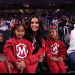 Vanessa Laine Bryant Instagram - @uscwbb ❤️💛✌🏾 @mambamambacitasports 🖤🤍❤️ 🏀 Galen Center at USC