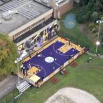 Vanessa Laine Bryant Instagram - 📍 BOSTON 💜🤍🖤  Another beautiful court unveiling & mural in partnership with @DrinkBODYARMOR 🙌 Thank you to all the young boys and girls who joined us to honor Kobe and Gigi’s legacies, and @andaluztheartist for painting this incredible mural. Special thanks to @fchwpo for kicking off his birthday🎈celebrations with us by surprising Boston’s young athletes for this very special event. @kconlon21 Thank you for representing our foundation and being there on our behalf. We appreciate you so much. 🖤🤍 #MambaForever #PlayGigisWay