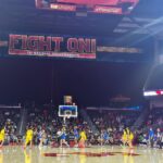 Vanessa Laine Bryant Instagram - @uscwbb ❤️💛✌🏾 @mambamambacitasports 🖤🤍❤️ 🏀 Galen Center at USC