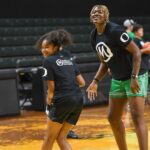Vanessa Laine Bryant Instagram - 📍Eugene, OR -- Together with @OregonWBB & @OregonMBB, we brought our MMSF Skills Academy basketball camp to the University of Oregon!  The @GoDucks helped us to empower local youth to live an inspired life through Kobe and Gianna’s legacy.  The kids had so much fun with the players, coaches and @TheOregonDuck 🦆 Thank you @oregonwbb and @oregonmbb for making this a fun and enjoyable experience for all the kiddos!  #PlayGigisWay ❤️ #Mamba #Mambacita #MambaForever #GoDucks @mambamambacitasports