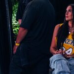 Vanessa Laine Bryant Instagram - Mamba Forever 👑🐍 Thanks to all the coaches, hoopers, and fans who showed out at the first ever Mamba League Invitational 🏀 #MambaForever 💜💛#Mambacita 🖤🤍