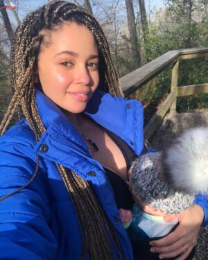 Vanessa Morgan Instagram - To the boy who made me a momma. River Dante 🕊Grateful everyday your lil soul chose me. Brings tears to my eyes how happy you make me. To all the moms out there living that no sleep life and sacrificing day after day for your lil ones, i SEE you, you are beautiful, you are all SUPERWOMEN, you birthed LIFE, Happy Mother’s Day 🌸💐🌷🌺 Go give your moms a big hug! Sending you all love & light.