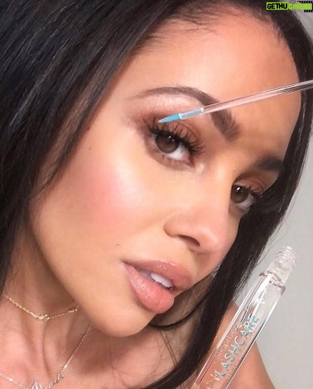 Vanessa Morgan Instagram - @sugarbear Sent me their new vegan vitamin lash serum and I love it! It’s the only alcohol-free water-based lash serum loaded with vitamins that works and is super gentle✨ If you wear eyelash extensions like I do, it’s important for you to maintain the health of your natural lashes. The Lashcare serum is water-based so it’s safe for extensions💕. If you don’t wear extensions, check out the crazy natural lash results on the Sugarbear website. @sugarbear is Female-founded and black-Latina owned ❤️🙏🏽 I want to give you guys a chance to try it for yourself, we are giving away 100 Sugarbear Lash Serums for you to experience how amazing this is for yourself! To enter this giveaway, please text "VANESSA" to 73074. You'll get a confirmation text, please then text 'Y' to officially opt-in for a chance to win! Follow @sugarbear for more giveaways. No purchase necessary. Giveaway is not affiliated with Instagram. #sugarbear #giveaway #lashes #cleanbeauty ad