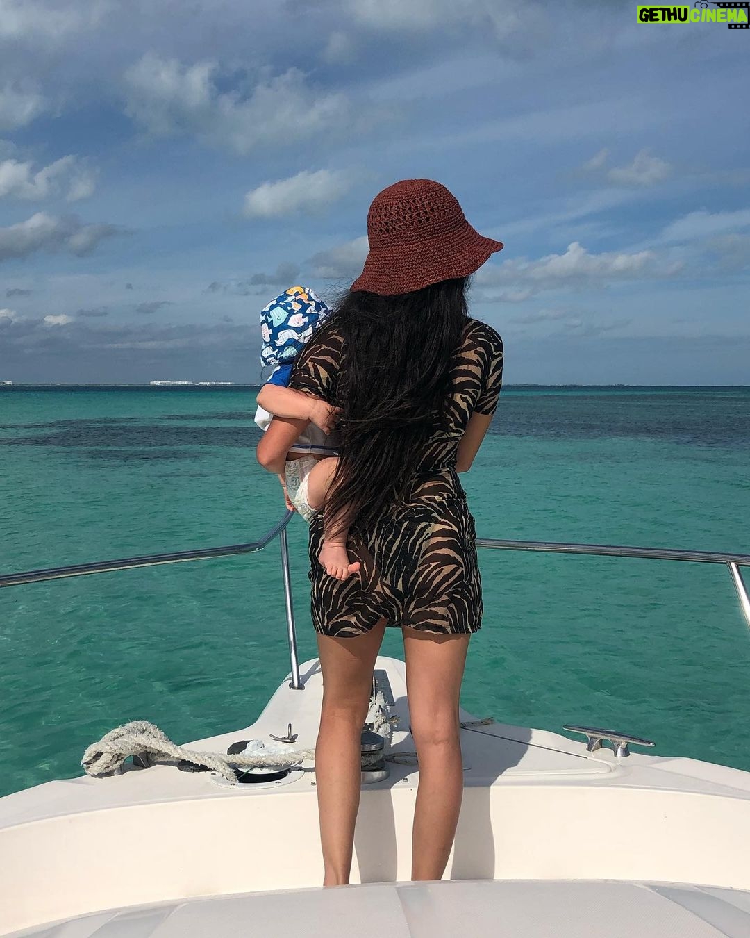Vanessa Morgan Instagram - Paradise is all about perspective, we are always in paradise but there’s something truly magical about grounding/journaling on a white sand beach and releasing whatever no longer serves me into the ocean 🌊 forever grateful to be co creating this life. Highly recommend this resort it was stunning and super accommodating if you have lil ones ♥️ @fairmontmayakoba #fairmontmayakoba #fairmontmoments Fairmont Mayakoba, Riviera Maya