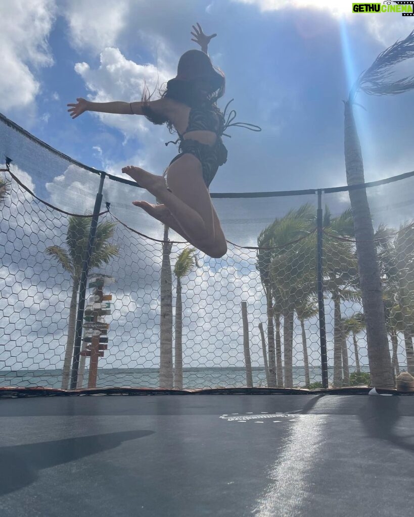 Vanessa Morgan Instagram - Paradise is all about perspective, we are always in paradise but there’s something truly magical about grounding/journaling on a white sand beach and releasing whatever no longer serves me into the ocean 🌊 forever grateful to be co creating this life. Highly recommend this resort it was stunning and super accommodating if you have lil ones ♥️ @fairmontmayakoba #fairmontmayakoba #fairmontmoments Fairmont Mayakoba, Riviera Maya