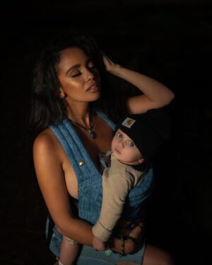 Vanessa Morgan Instagram - My River, teaching me how to flow, while carving his own path along the way 💙 I love you my boy. 
Thankyou @shannonkook for capturing the most beautiful shots 📸