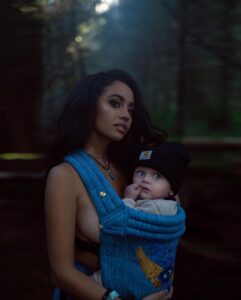 Vanessa Morgan Instagram - My River, teaching me how to flow, while carving his own path along the way 💙 I love you my boy. Thankyou @shannonkook for capturing the most beautiful shots 📸