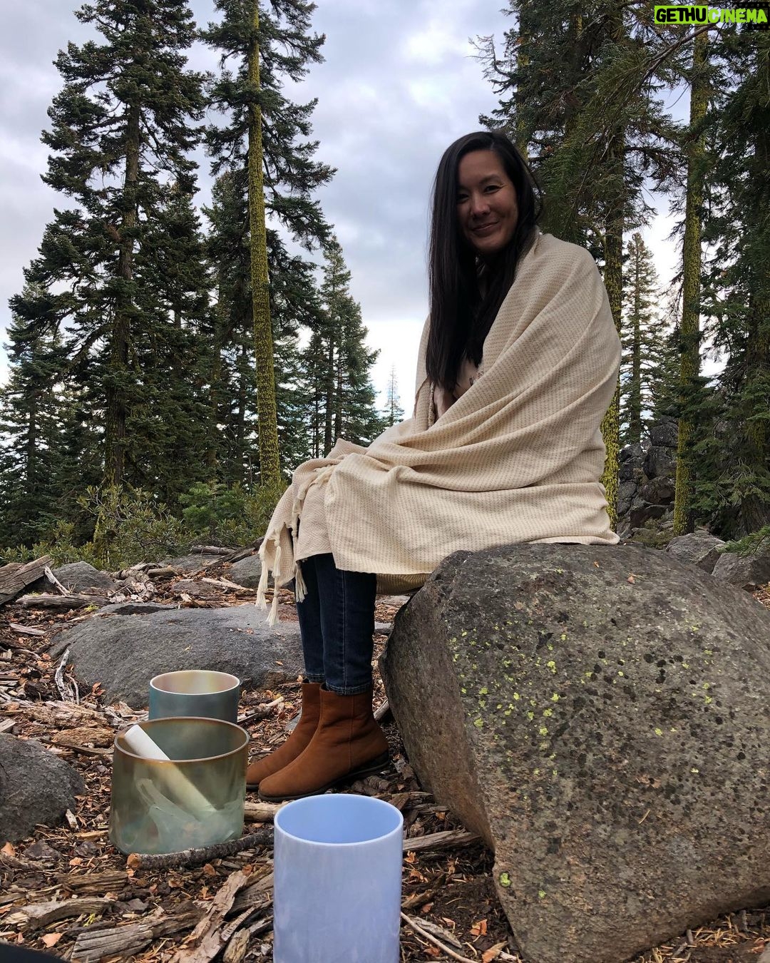 Vanessa Morgan Instagram - The most amazing few days in Mount Shasta, spent in the most beautiful forest I’ve ever seen 🧚🏾♀️. Connecting to nature, Love and the magic of all that is. Thankyou God Mount Shasta, California