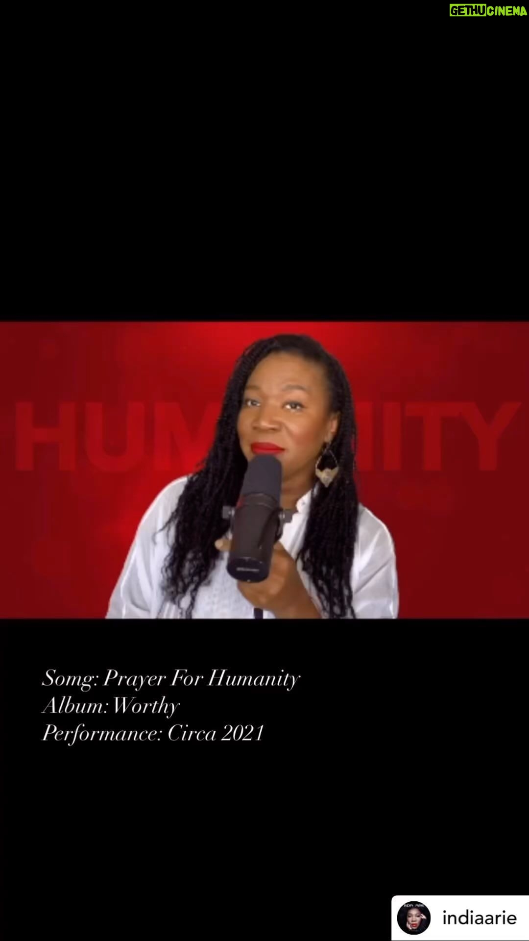 Vanessa Williams Instagram - Thank you Indie! ❤️ @indiaarie Song for HUMANITY!