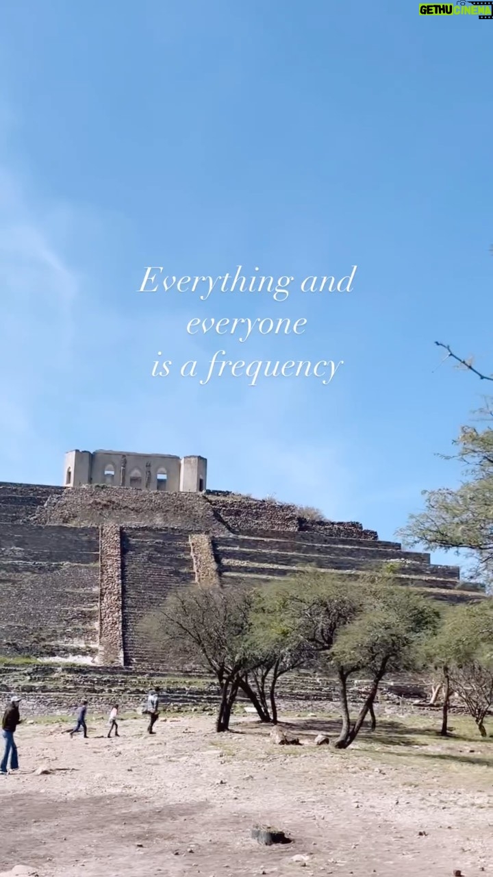 Vannessa Vasquez Instagram - Message from la Abuela 🌱: Don’t like the station? Change the channel. Don’t like the vibe ? Change your frequency ;) Your vibe attracts your tribe bc we are all frequency. We like someone’s vibe bc it what we are already vibing at or want to get to. #queretaro #mexico #indigenous #pyramids #ayahuasca #plantceremony