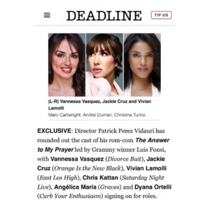 Vannessa Vasquez Instagram - Words can’t express how honored,grateful and surreal this moment is for me … to be here in my home state filming the first ever Tejano Romantic comedy with these amazing beautiful people !!!

Written by @nancydlsr 
 Executive Produced by Edward James Olmos 
Producer @iamcristinanava 
Directed by @patperezworld

Director of photography @elgallodp 
Casting Director @kissedbyloki 
Hair and make up @smithzachry 
Wardrobe @stylebygrizelda 

Starring @luisfonsi @vivalivin @jackiecruz @chriskattanofficial
@angelicamariaoriginal @dyanaortelli 
And me @vannessitav

 #grateful #romanticcomedy #tejano