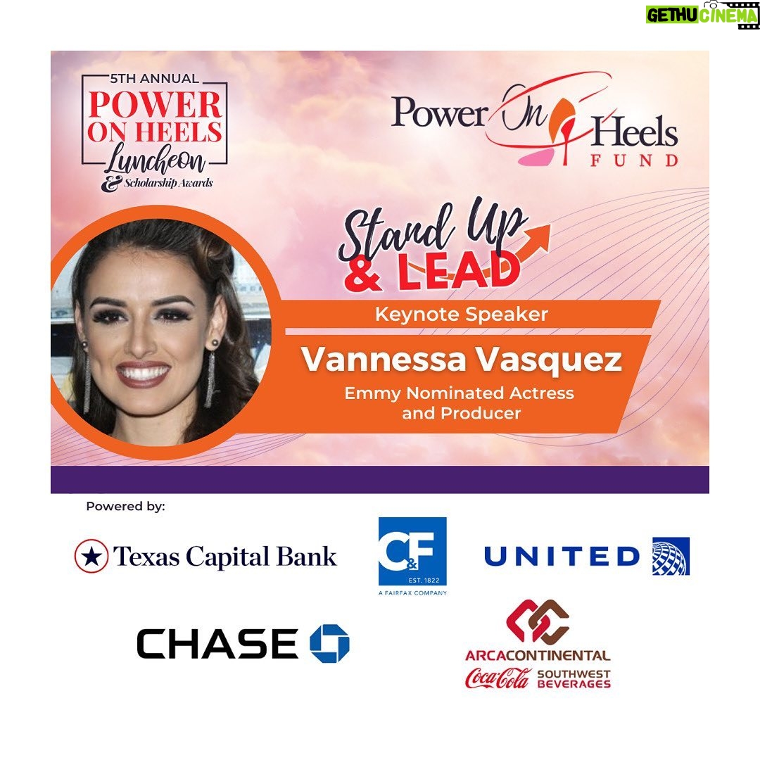 Vannessa Vasquez Instagram - Excited to come back home to Houston Texas this year for Latina Equal payday to join forces with @poweronheelsf π Mark your calendars ladies !!! October 5th !! Go to @poweronheelsf to become a member #latinaleaders #thegoodfight #houston #latinaequalpay#keynotespeaker π£