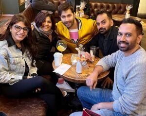 Varun Dhawan Instagram - Team huddle in England 
#citadelindia