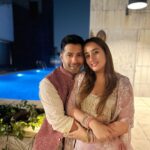 Varun Dhawan Instagram - Happy karvachauth to everyone out there celebrating. Wishing safety and peace to all. Bharatya naari sab be bhaari though natasha is really light so love making her sit on my lap