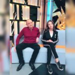 Vera Aldonina Instagram - В студии программы "Звёзды сошлись"🌟💫⭐️ Телеканал НТВ