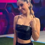 Veronica Bianchi Instagram - Domingo de clásico ⚽️ @colocolooficial VS. @cruzados_oficial Y nos vimos en #TST 📺 TNT Sports Chile