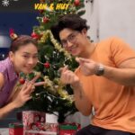 Veronica Ngo Instagram - a merry Christmas to everyone! From Veronica & Huy ♥️🎅🏼 Ho Chi Minh City, Vietnam