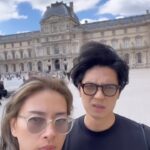 Veronica Ngo Instagram - Doing tourist check in thingi on our last day in Paris.