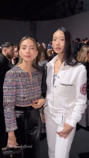 Veronica Ngo Instagram - The amazing experience on Chanel collection prêt-à- porter. Printemps- été-2023 💛