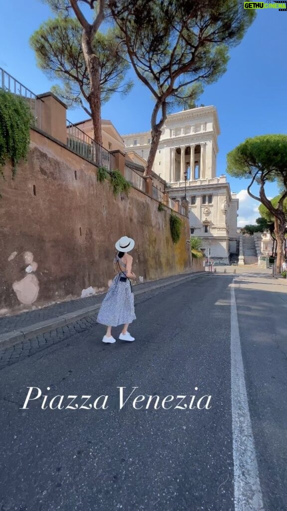 Veronica Ngo Instagram - A walk on Sunday … Piazza Venezia