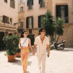 Veronica Ngo Instagram - Biểu là dắt tui đi khắp thế gian nha. #europeantraveler #couplegoals❤ Bari, Italy