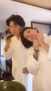 Veronica Ngo Instagram - To infinity and beyond Chef ơi ❤️❤️❤️ @huy.trn Thank you @avanaretreat for hosting us this wonderful trip 🙏👈❤️ #huyandvan #justustwo❤️ #ngothanhvan #huytran Avana Retreat