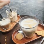 Veronica Ngo Instagram - Mỗi lần quay lại Hanoi là lại thích ra đây ngồi. Vì cái không khí của nhà thờ. Hnay trời mát nữa, nên hai vợ chồng rất thích ❤️❤️❤️