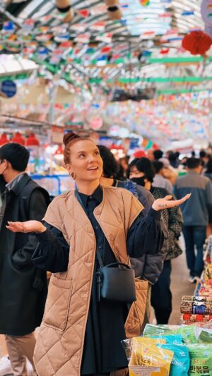 Veronica Verho Instagram - Gwangjang Market Soulissa. 🇰🇷🍢🫘🥟
