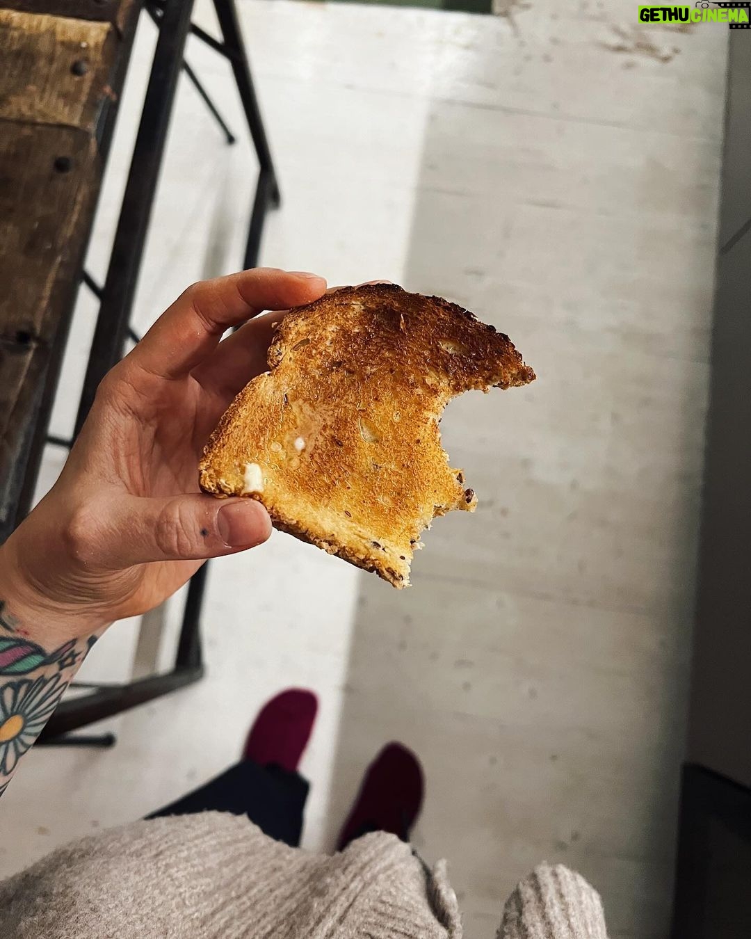 Veronica Verho Instagram - Hyvä meininki täällä! Meille kävi nimittäin näin: viikonloppuna makasin sohvalla ja huomasin yhtäkkiä verta sohvassa ja matoissa. Riensin äkkiä vanhemman koiran luokse, jotenkin intuitio sanoi et hälle on jotain sattunut. Kynsi oli lähtenyt KOKONAISENA irti ja tästä syystä tietysti vuoti verta. En tiedä vieläkään miten kynsi lähti irti ja koira ei inahtanutkaan kun kynsi irtosi. Itse tietysti pelästyin eniten tilannetta. Seuraavana päivänä eläinlääkäriin, rauhoitettiin, tarkastettiin ja saatiin kipulääkettä. Tassu pitää suojata jokaiselle lenkille, joten kävin ostamassa vauvojen sukkia tähän. 😂 Nyt Matti painaa töttörö päässä seuraavat pari viikkoa. Lauantaina suunnattiin ystävän synttäreille ja tuliaisena sieltä kannoin kotiin flunssan. Oon yrittäny kaikilla mahdollisilla tavoilla väistellä pöpöjä lähiaikoina, mutta epäonnistun siinä näköjään joka ikinen vuosi. EIKÄ AUTTANU VAIKKA JOKA PÄIVÄ SÖIN SINKKIÄ. 😂 Tuli silti perkule. Nyt me ollaan kaikki flunssassa ja yhden päässä töttörö. Yksi hyppii pitkin seiniä (ei Juhani) ja oon yrittäny keksiä kaikki maailman keinot purkaa sitä. Leikkinyt oman jaksamisen mukaan, piilottanut nameja, pakastanut ruokia, antanut paljon luita. 😂 Toiselle sitonu vauvan sukkia ja muovipusseja tassuun maalarinteipillä. Sairastelun iloina on toiminu uus Super Mario Wonder SAIRAAN HYVÄ PELI!!!!!!!!! Ja paahtoleipä pelkällä voilla. Best.