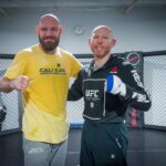 Viacheslav Borshchev Instagram - #IronSharpensIron ⚔️ Great session today with @slavaclaus 👊🏼 Urijah Fabers Ultimate Fitness