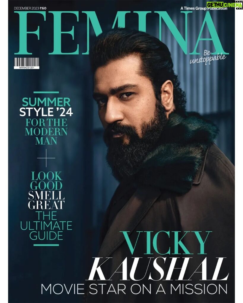 Vicky Kaushal Instagram - We’re closing out the year, with one of our biggest stars, Vicky Kaushal (@vickykaushal09). It is not easy to pull off some of the roles he has portrayed on-screen. Take ‘Sam Bahadur’ — his latest movie on the legendary late Sam Manekshaw, India's first Field Marshal — for instance. From 'Masaan' to ‘Lust Stories’ to ‘Uri: The Surgical Strike', Vicky has done it all with honesty, and that's what makes him an actor par excellence. Through every role (on and off screen), and lessons that he has learnt, Vicky wants to explore, evolve and entertain – with Punjabi music in the background, family and friends by his side. Editor: @missmuttoo Art Director: @bendivishan Photographer: @rahuljhangiani Outfit: Trench coat by @burberry; Shirt by @fourinao Styling: @nikitajaisinghani Makeup: @an_il584 Hair: Team @aalimhakim Words: @shilpadubeyy Styling Assistant: @chetnavavia Hospitality Partner: @smokehousedeli PR: @think_talkies #VickyKaushal #FeminaMenweLove #FeminaMenIssue #MenWeLove #SamBahadur #FeminaCover #VickyxFemina #Bollywood