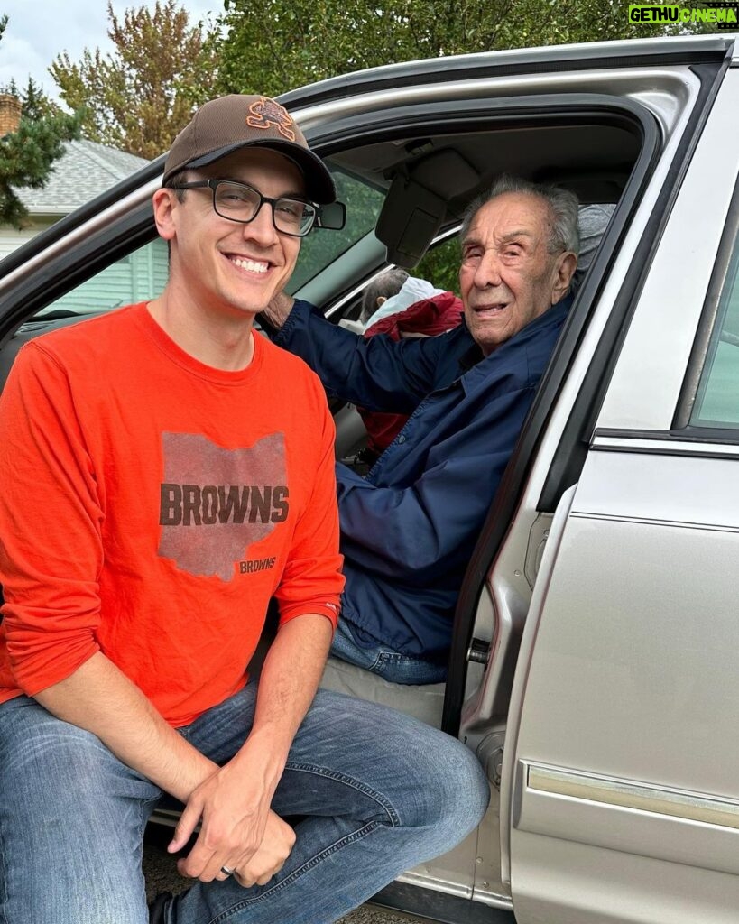 Victor Travagliante Instagram - There are always questions about how we come up with our names - this is the man behind the inspiration for mine - my GREAT Uncle Joe - 93 years young! Cleveland, Ohio