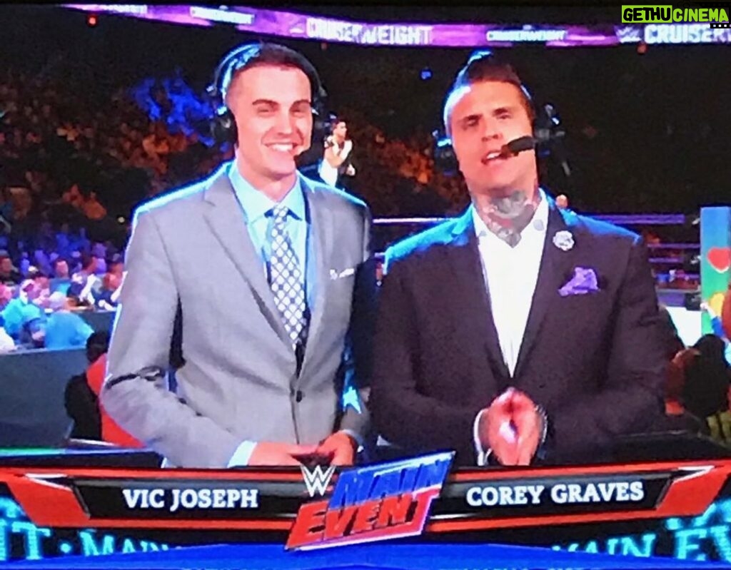 Victor Travagliante Instagram - The hair! The suit! The childish smile! 5 years ago today @WWEGraves welcomed me into the #WWE - many dreams have been fulfilled but there is still so much left to do!