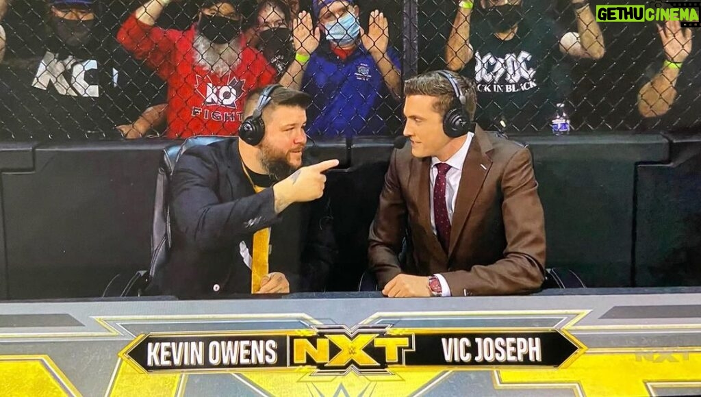 Victor Travagliante Instagram - Who would challenge @OfficiallyMcConaughey to a fight - my former @WWENXT broadcast colleague Kevin Owens thats who! KO joins myself and @WWEGraves on @AftertheBellWWE available NOW on @Spotify 🎙