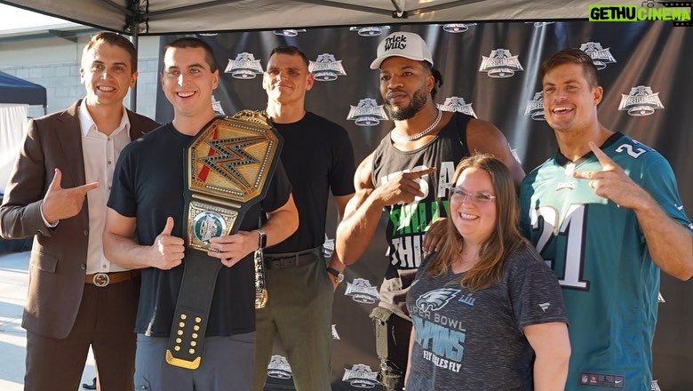 Victor Travagliante Instagram - Great day in Philadelphia promoting #WrestleMania - don’t forget tickets are available TOMORROW morning at 10a! Lincoln Financial Field