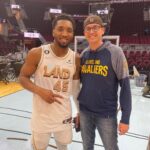 Victor Travagliante Instagram – Big win @Cavs! Thanks @crumpstyle and @spidadmitchell for the night! #LetEmKnow Rocket Mortgage FieldHouse
