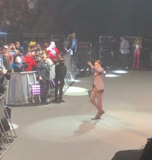 Victor Travagliante Instagram - *selfish post*….Saturday was the first time I had my own entrance BUT this picture has more meaning because I didn’t know my wife came out to see it. She knew how excited I was and made time to see it. Thanks @adickerson627 for capturing the moment! Thank you @mckenzienmitchell for being just as amazing today as the first day I met you!